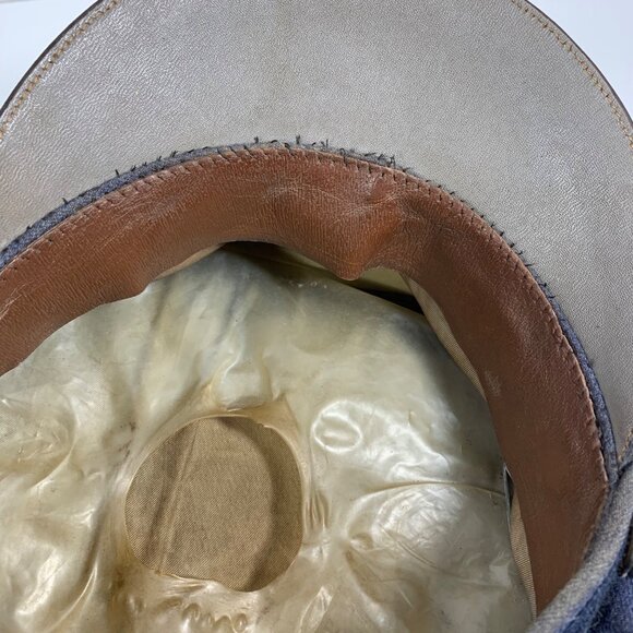 Vintage 1960s Flight Ace Air Force Uniform Service Hat Blue Officer Vietnam Era - Picture 12 of 12